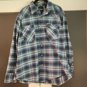 Wrangler Cowboy Brushpopper Longsleeve Button-up Shirt